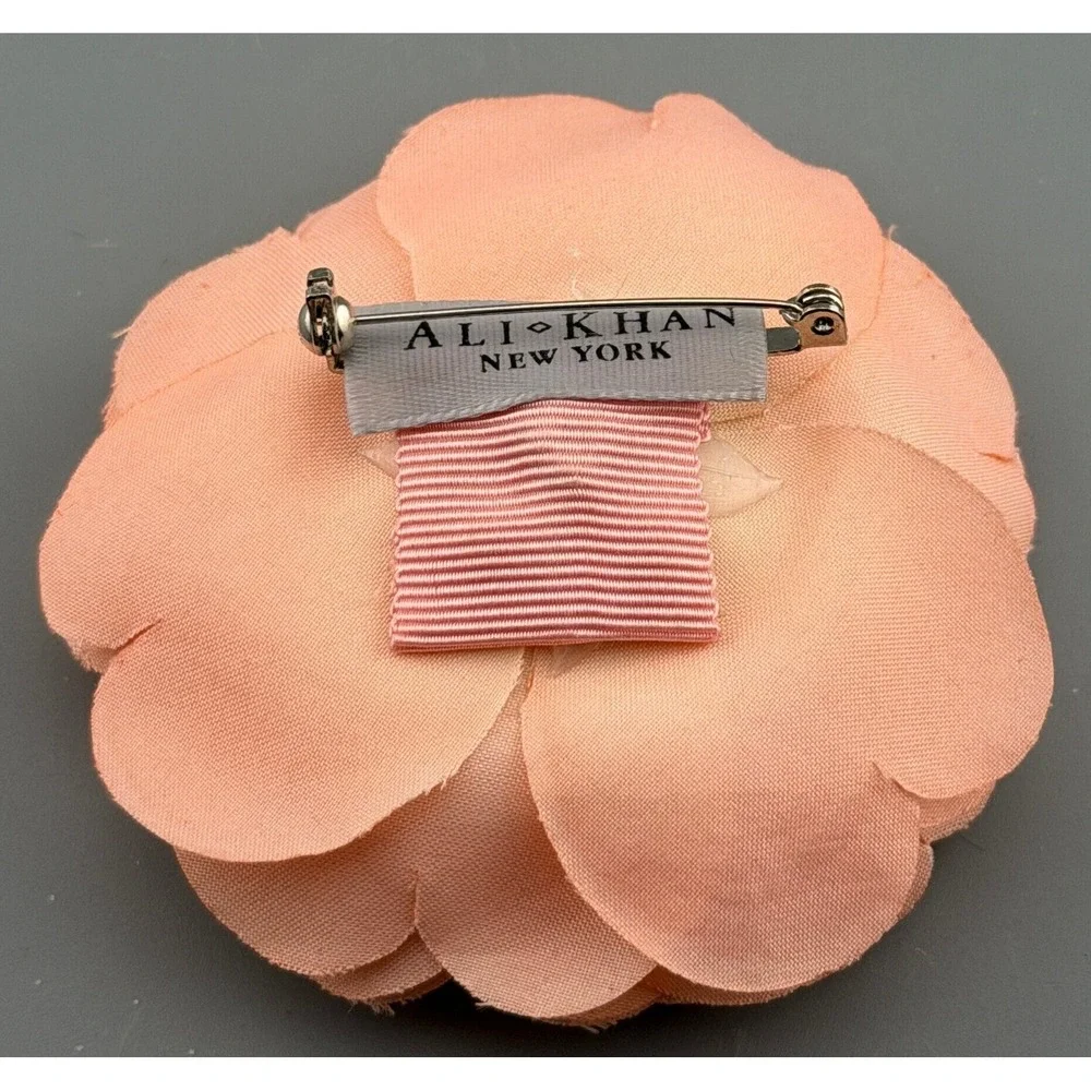 Ali Khan New York pictured peach